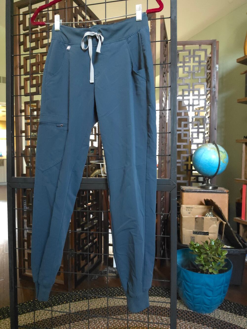 FIGS Blue Moss Zamora Jogger Scrub Pants (Size XXS)